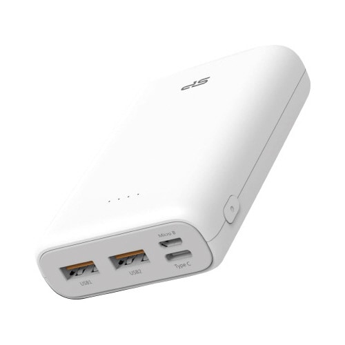 10000mAh モバイルバッテリー ホワイト