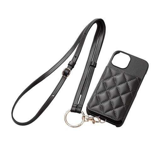 iPhone14 ケース チャコールグレー