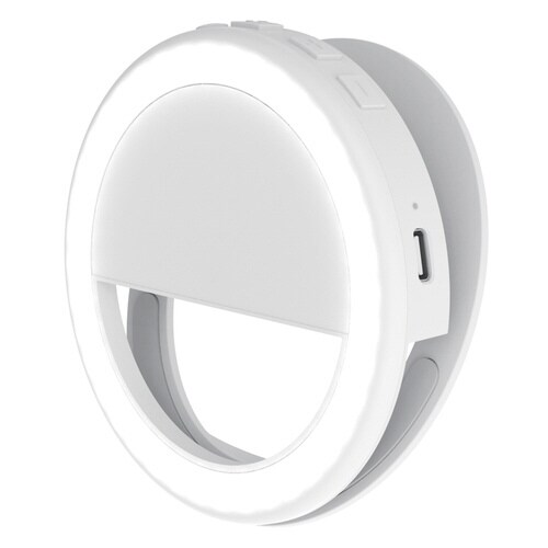 LED リングライト 直径9cm クリップ式
