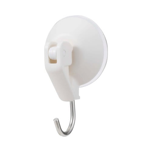 レバー式吸盤ツールフック(小)2個入ホワイト