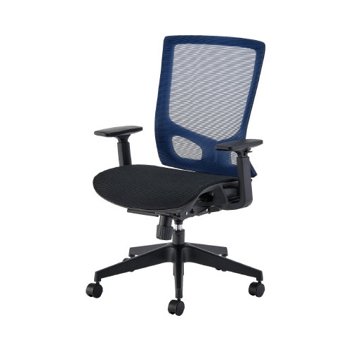 フルメッシュチェア ブルー 4脚以上