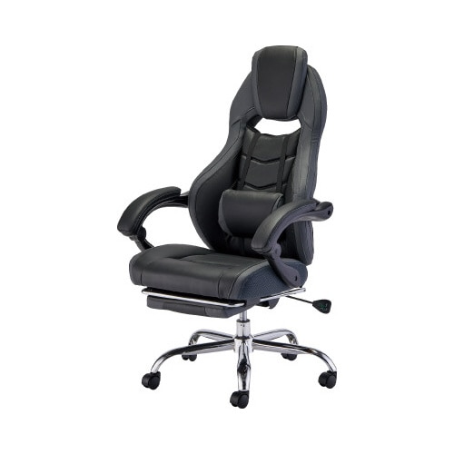 フルリクライニングゲーミングチェア Dグレー