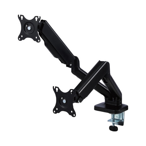 モニターアーム デュアル ブラック