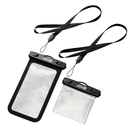 スマホ防水ケース IPX8 ブラック
