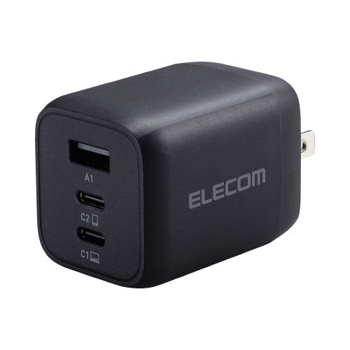 ノートパソコン 充電器 C×2 A×1 ブラック