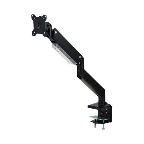 モニターアーム ショート シングル ブラック