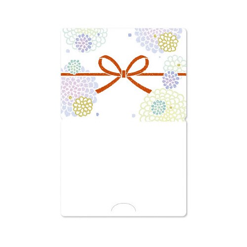 のしメッセージ 手毬菊 5パック