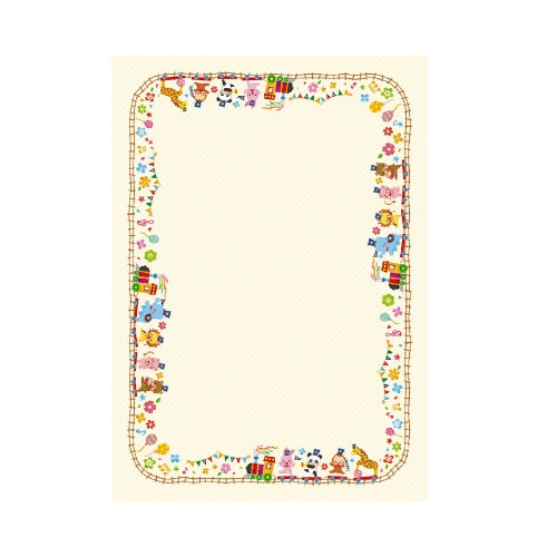 証書用紙 B5判 アニマル 5パック