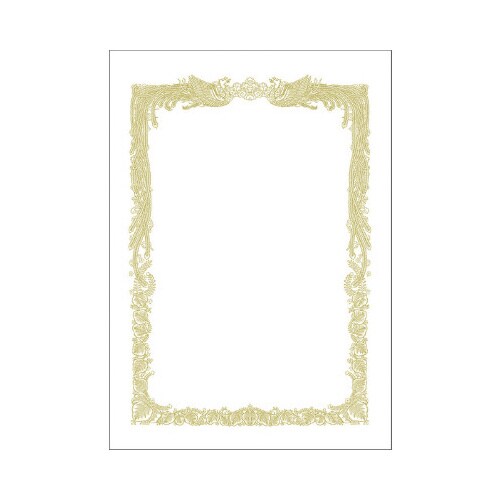 OA賞状用紙 白 A3判 横書用 10枚×10