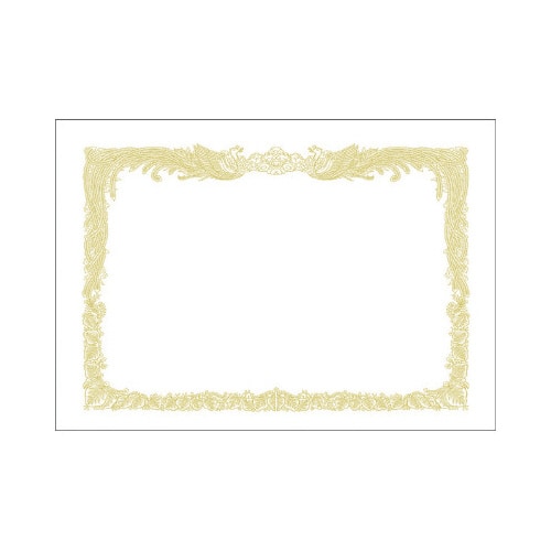 OA賞状用紙 白 A4判 縦書用 10枚×10