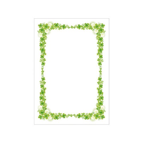 証書用紙 A4判 クローバー 5パック