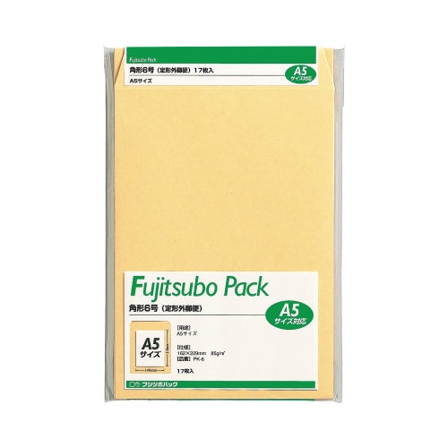 クラフト封筒 藤壺パック 角6 85G 10パック