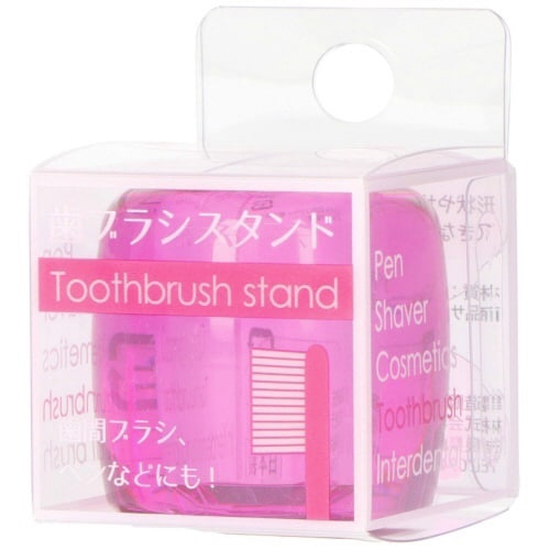 ライフレンジ歯ブラシスタンドクリアパプル×12