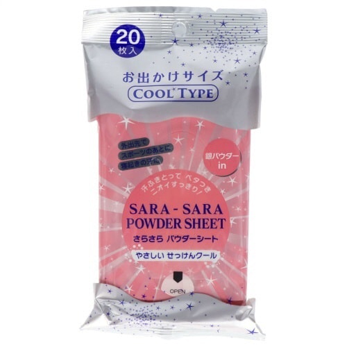 バラダミーさらさらパウダーシート せっけんクールの