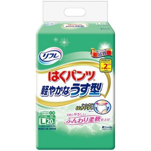 リフレ はくパンツ 軽やかなうす型 L×6