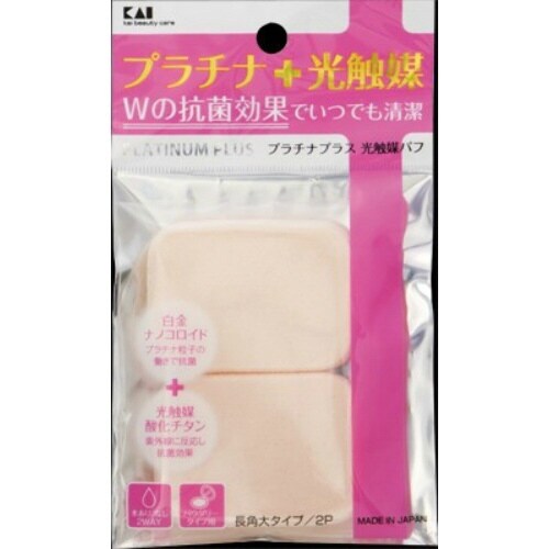 KQ3100 プラチナ+光触媒パフ 長角大×12