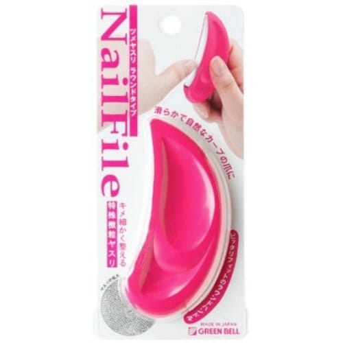 ツメヤスリ ラウンドタイプ(ローズ)×6