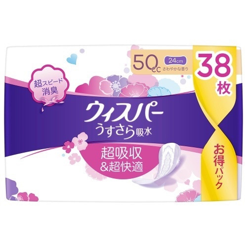 ウィスパー うすさら吸水 中量用 50cc×6