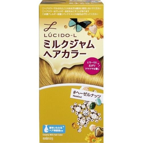 ルシドエルミルクジャムヘアカラ#ヘゼルナッツ×4
