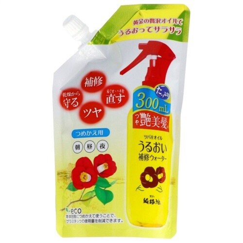 ツバキオイルうるおい補修ウォタつめかえ用×4