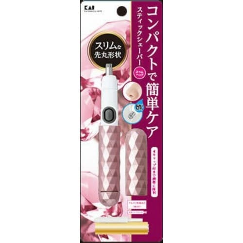 スティックシェーバー スリムヘッド ピンク
