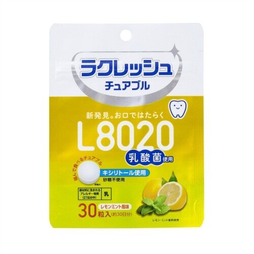 ラクレッシュ チュアブル レモンミント風味×6