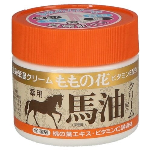 ももの花 薬用馬油配合クリーム×3