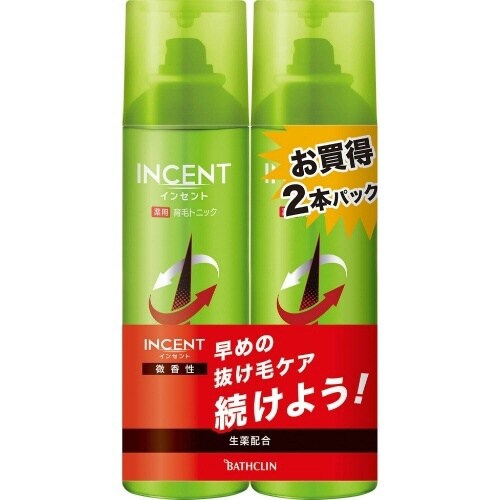 インセント薬用育毛トニック微香性ペアパック×4