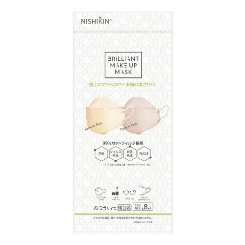 MAKEUPMASK2色×4枚3D立体型00×10