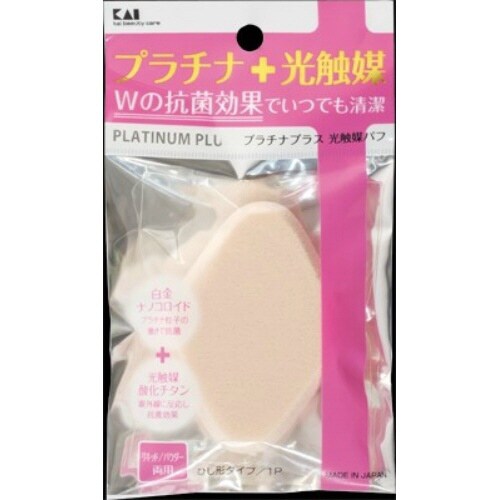 KQ3102 プラチナ+光触媒パフ ひし形×12