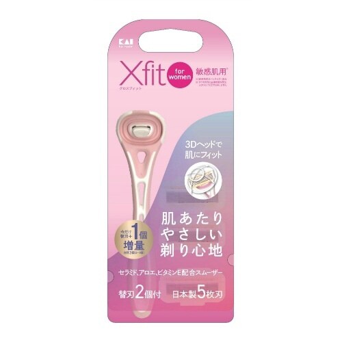 Xfitforwomen敏感肌用替刃2個付×10