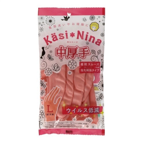 カシニナ中厚手フラミンゴピンクLサイズ×10