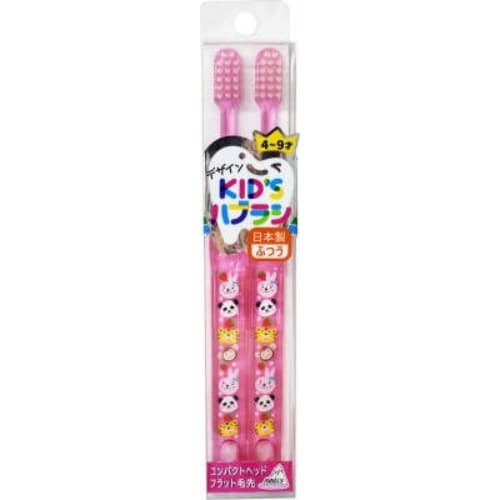 アニマル ピンクデザイン キッズハブラシ×12