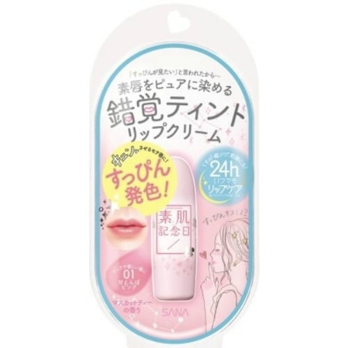 サナ 素肌記念日 フェイクヌードリップ 01×3