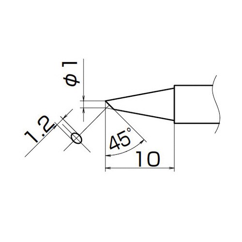 こて先/1BC型Z面のみ 長寿命
