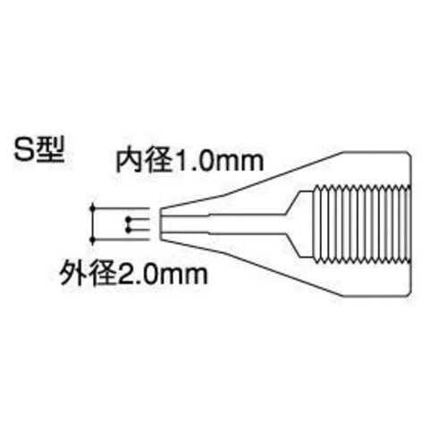 ノズル 1.0MM S型