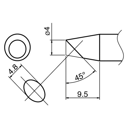 こて先スリムタイプ/4SSBC型