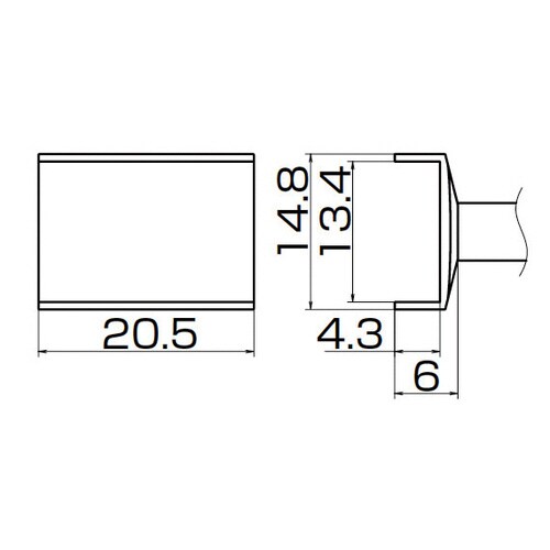 こて先/SOP13.4X20.5