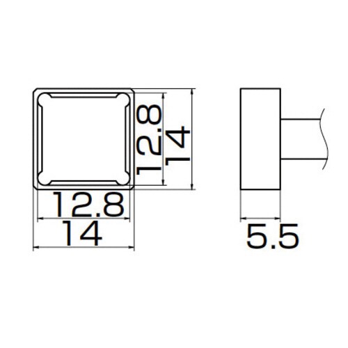 こて先/PLCC12.8X12.8
