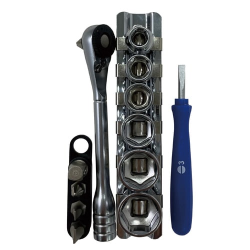 1/4DR 13組 ショートビットソケット