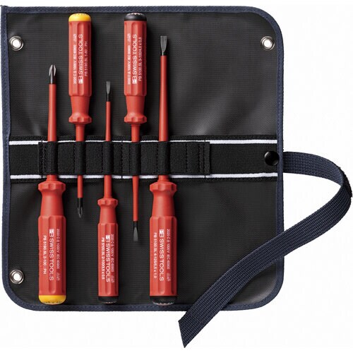 エレクトロ絶縁スリムドライバーセット 5本組