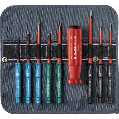 差替式絶縁ドライバーセット 8本組