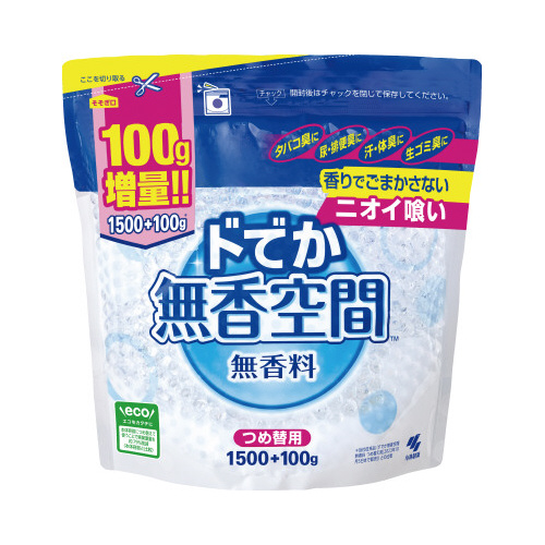 ドでか無香空間 つめ替用無香料 1600G