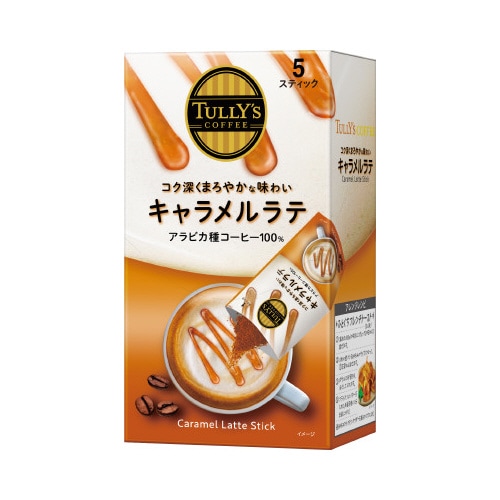 TCタリーズスティックキャラメルラテ5本×8