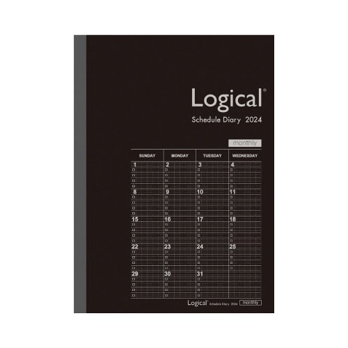【2024年版】ロジカルダイアリー B5 ブラック