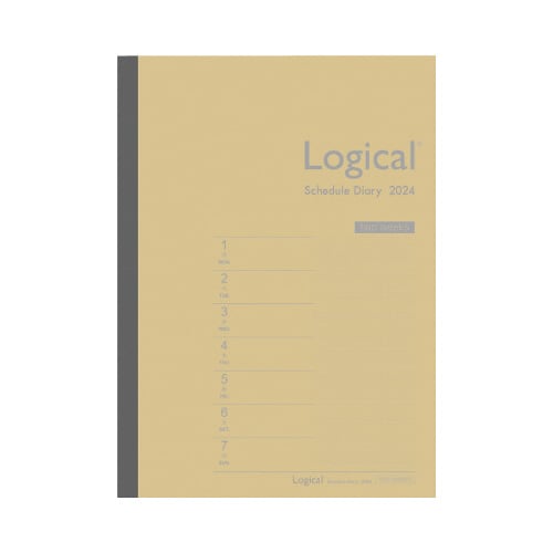 【2024年版】ロジカル手帳 2週間B5クラフト