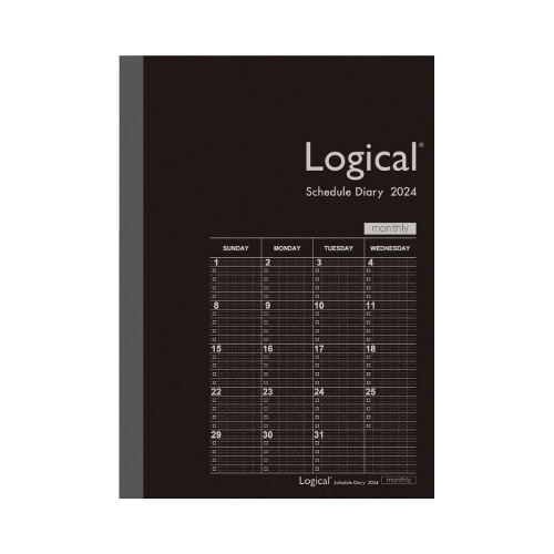 【2024年版】ロジカルダイアリー A5 ブラック