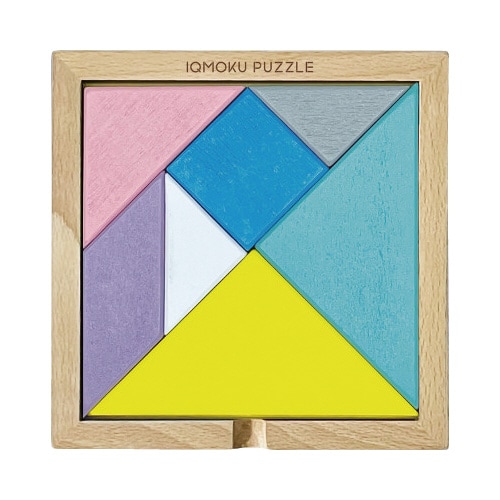 イクモク木製知育 図形パズル 6個