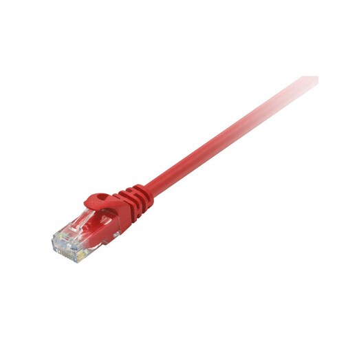 CAT6 LANケーブル15mレッド