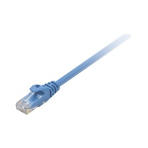 CAT6 LANケーブル20mライトブルー
